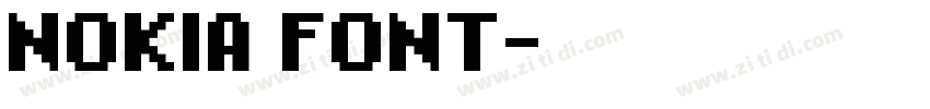 NOKIA FONT字体转换